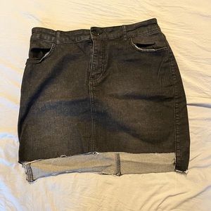 Forever 21 Junior Mini Jean Skirt
